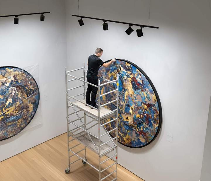 Installation d'œuvre d'art Montgeron