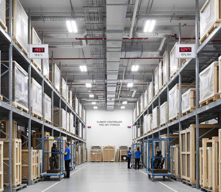 Des espaces de conservation climatisés et sécurisés