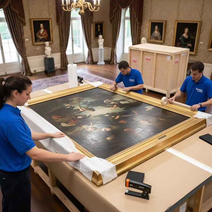 Emballage d'œuvre d'art Montgeron